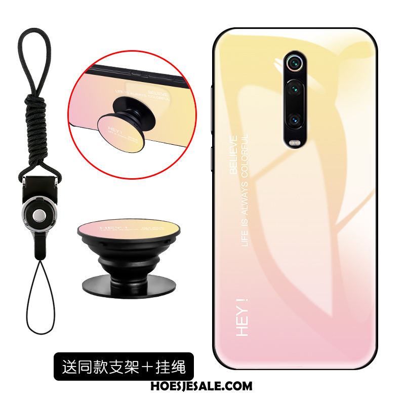 Xiaomi Mi 9t Hoesje Glas Mode Verloop Zacht All Inclusive Korting