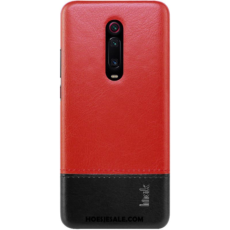 Xiaomi Mi 9t Hoesje Leer Mobiele Telefoon Leren Etui Rood Hoes Sale