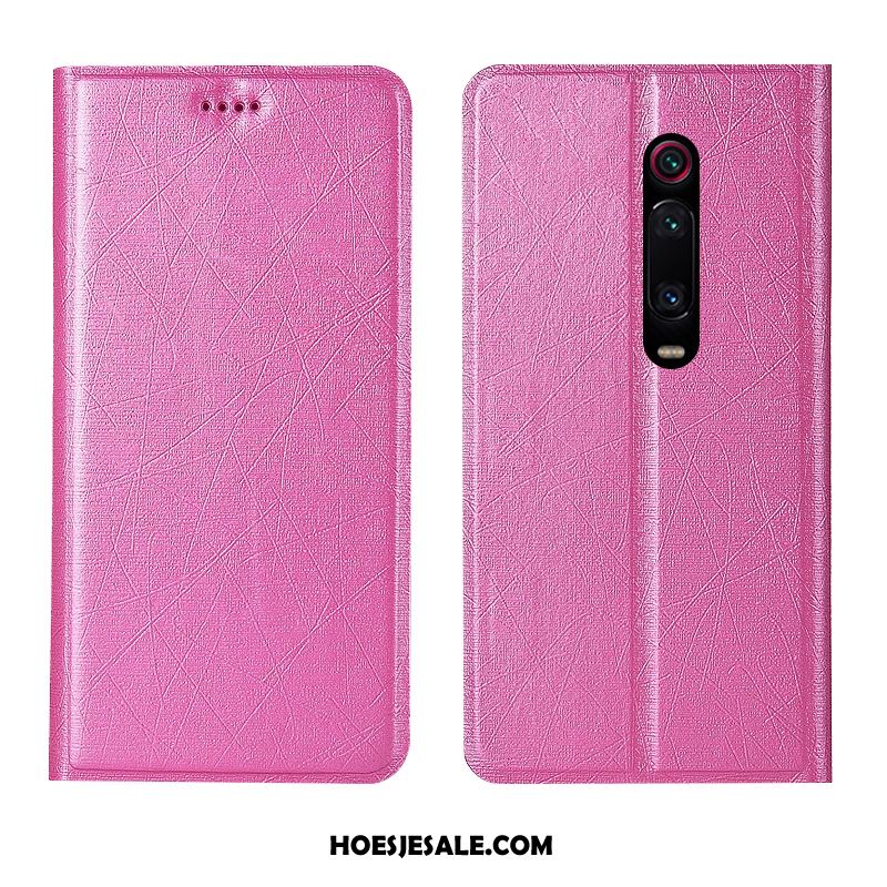 Xiaomi Mi 9t Hoesje Mini Bescherming All Inclusive Goud Leren Etui