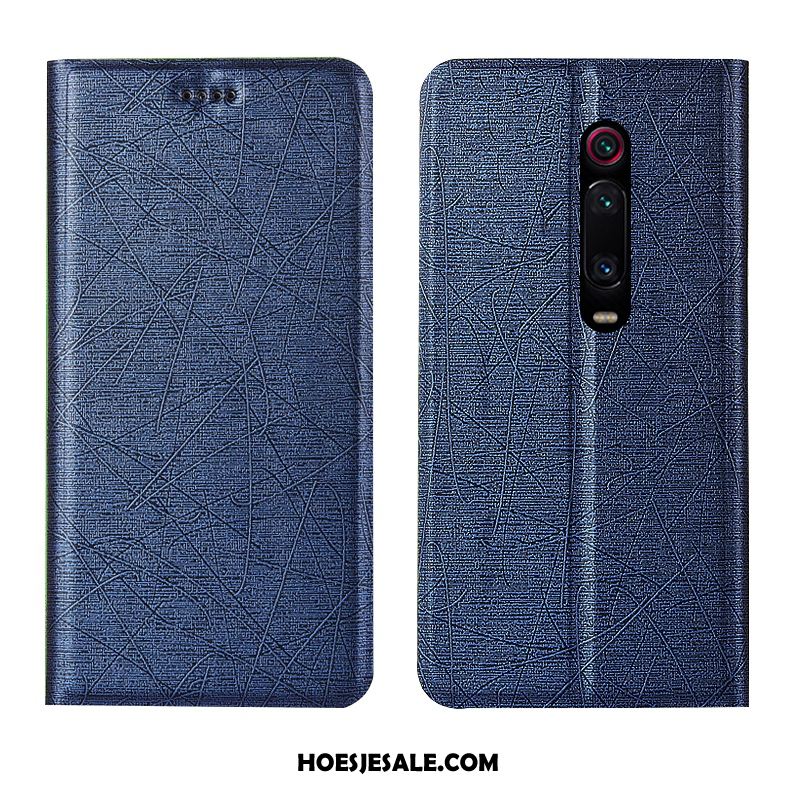 Xiaomi Mi 9t Hoesje Mini Bescherming All Inclusive Goud Leren Etui