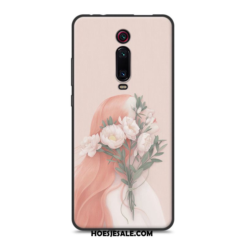 Xiaomi Mi 9t Hoesje Rood Zacht Hoes Kunst Bescherming Goedkoop