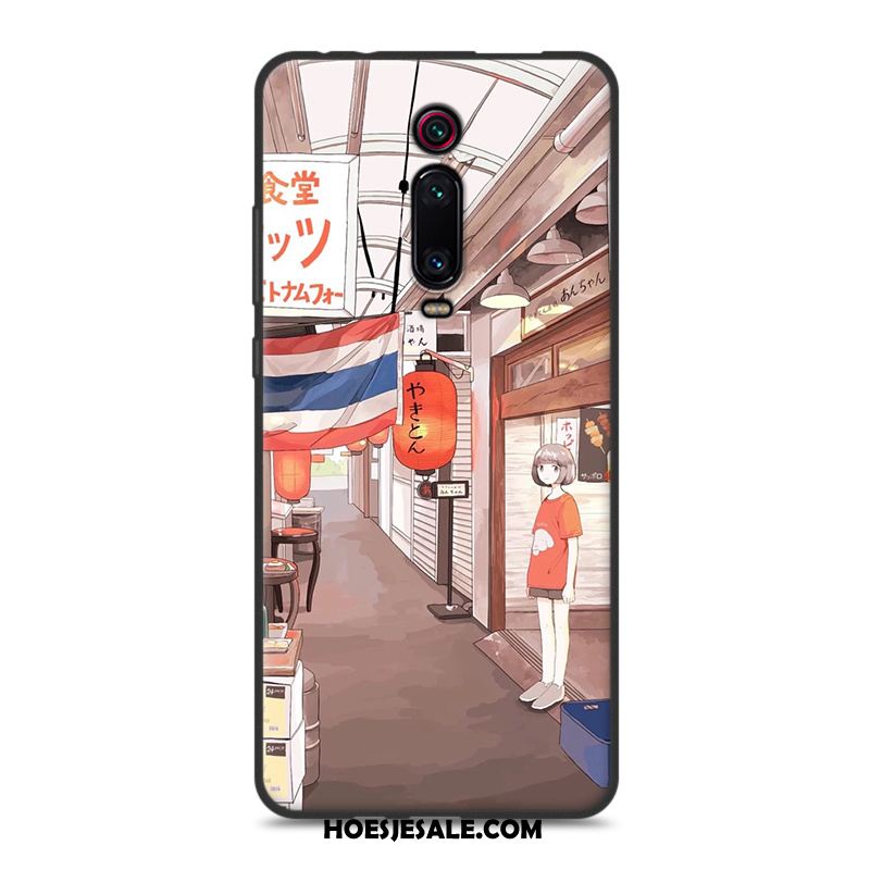 Xiaomi Mi 9t Hoesje Rood Zacht Hoes Kunst Bescherming Goedkoop