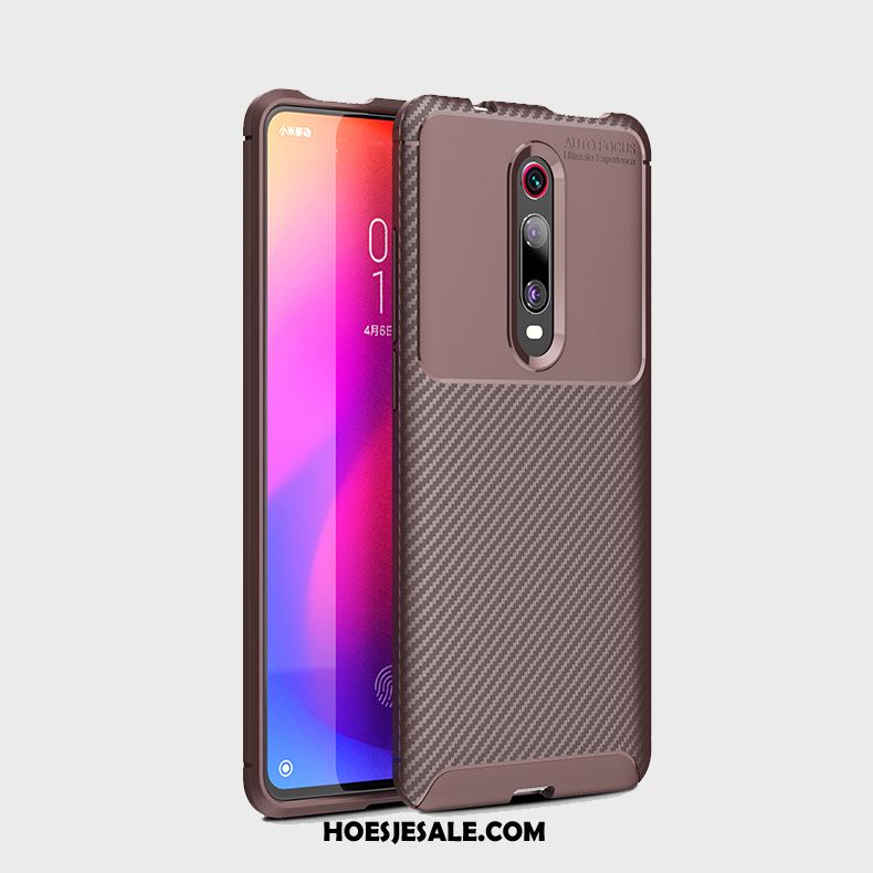 Xiaomi Mi 9t Pro Hoesje Anti-fall Mini Rood Zwart Zacht Kopen