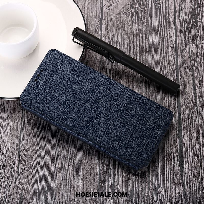 Xiaomi Mi 9t Pro Hoesje Blauw Leren Etui Omkeerbaar Mini Vouw Goedkoop