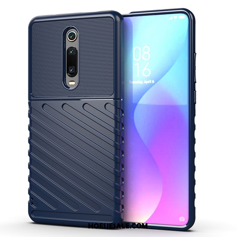 Xiaomi Mi 9t Pro Hoesje Streep Mini Anti-fall Eenvoudige Antislip Sale