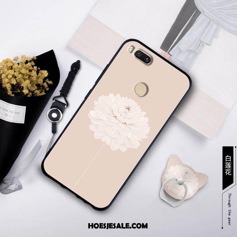 Xiaomi Mi A1 Hoesje Geel Hanger Zacht Anti-fall Trend Goedkoop