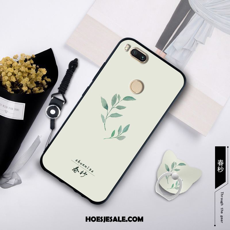 Xiaomi Mi A1 Hoesje Geel Hanger Zacht Anti-fall Trend Goedkoop