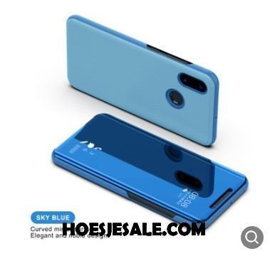 Xiaomi Mi A1 Hoesje Leren Etui Hoes Spiegel Folio Mobiele Telefoon Korting