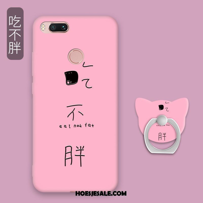 Xiaomi Mi A1 Hoesje Roze Effen Kleur Mooie Siliconen Mini Online