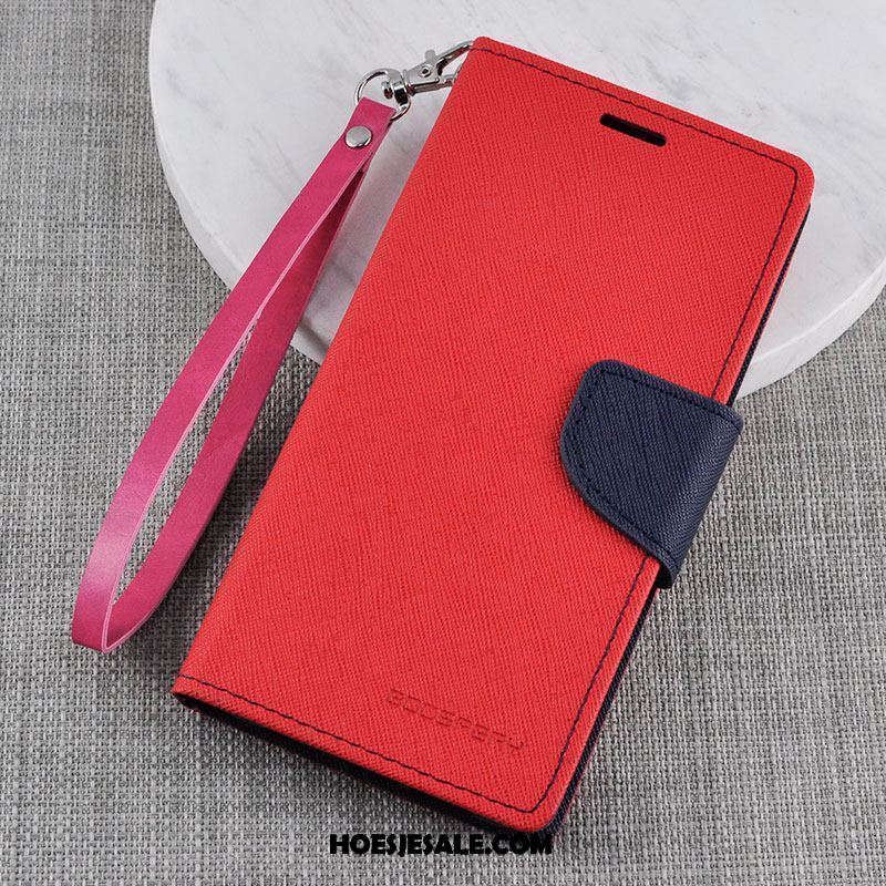 Xiaomi Mi A2 Hoesje All Inclusive Folio Mobiele Telefoon Leren Etui Purper Winkel