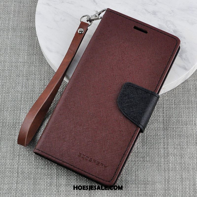 Xiaomi Mi A2 Hoesje All Inclusive Folio Mobiele Telefoon Leren Etui Purper Winkel