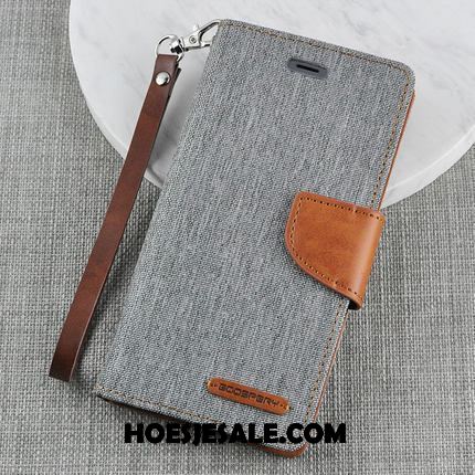 Xiaomi Mi A2 Hoesje All Inclusive Folio Mobiele Telefoon Leren Etui Purper Winkel