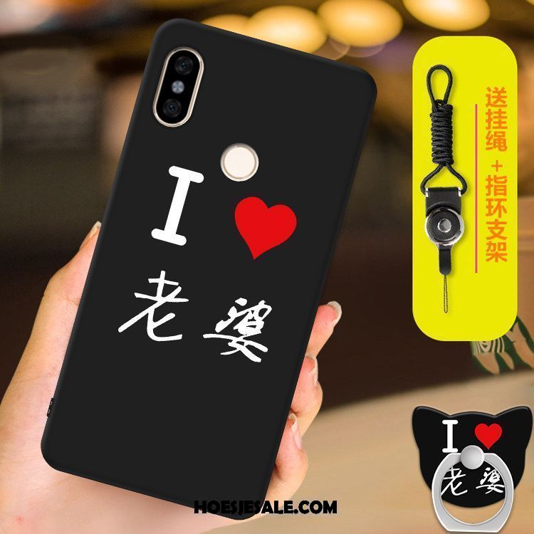 Xiaomi Mi A2 Hoesje Bescherming Anti-fall Zwart Zacht Mobiele Telefoon Sale