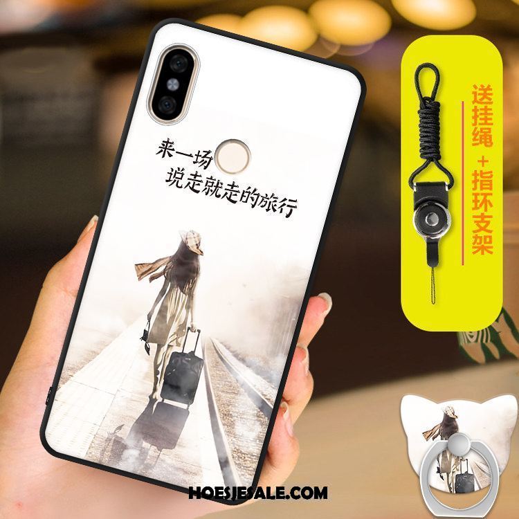 Xiaomi Mi A2 Hoesje Bescherming Anti-fall Zwart Zacht Mobiele Telefoon Sale