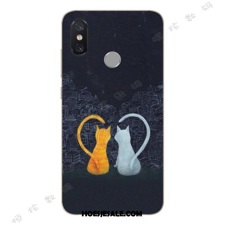 Xiaomi Mi A2 Hoesje Blauw Mini Anti-fall All Inclusive Kat Kopen