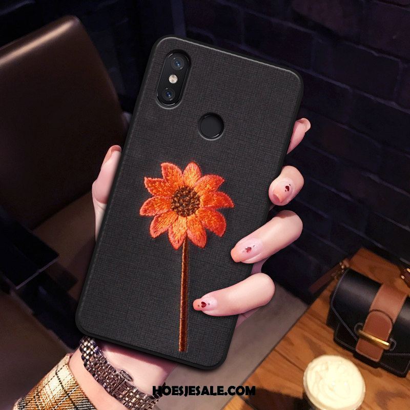 Xiaomi Mi A2 Hoesje Borduurwerk Scheppend Anti-fall All Inclusive Lovers Sale