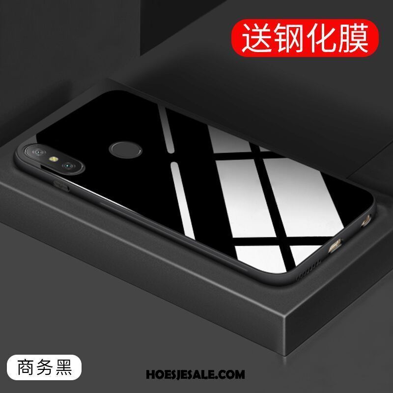 Xiaomi Mi A2 Hoesje Gehard Glas Rood Bescherming Wit Mini Aanbiedingen