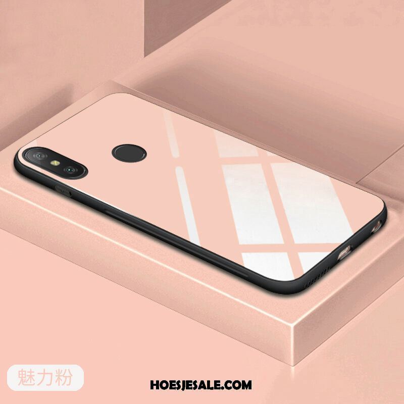 Xiaomi Mi A2 Hoesje Gehard Glas Rood Bescherming Wit Mini Aanbiedingen