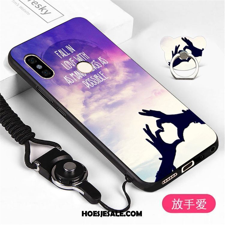 Xiaomi Mi A2 Hoesje Hanger Hoes Anti-fall Siliconen Zacht Sale