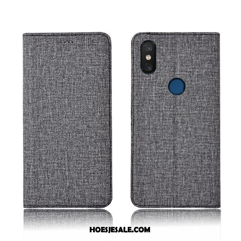 Xiaomi Mi A2 Hoesje Mobiele Telefoon Patroon Katoen En Linnen Anti-fall Clamshell Korting