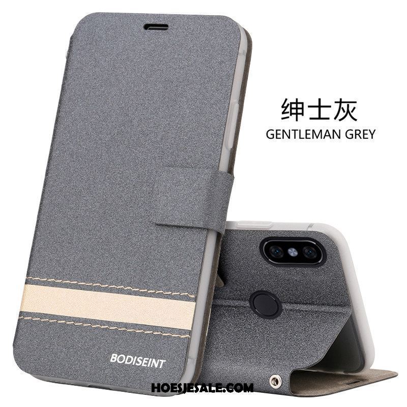 Xiaomi Mi A2 Hoesje Zacht All Inclusive Leren Etui Goud Clamshell Online