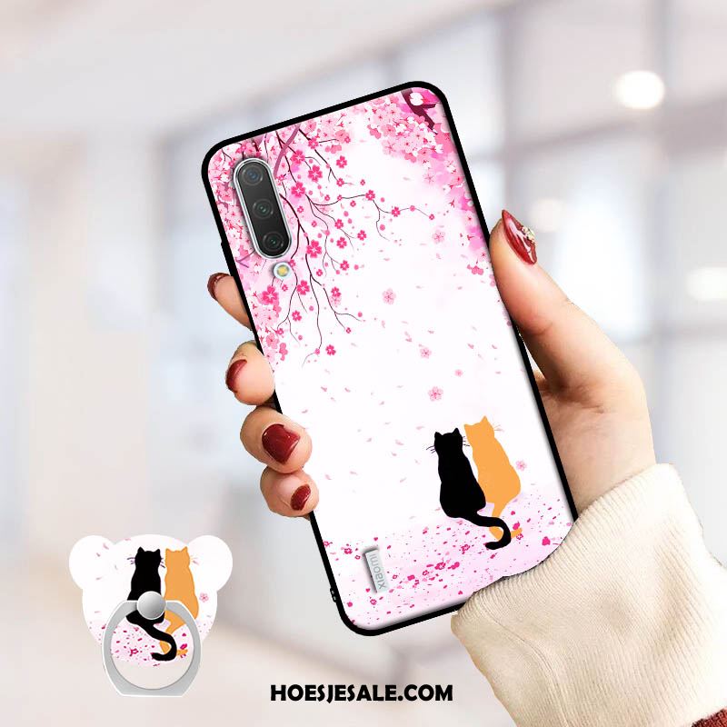 Xiaomi Mi A3 Hoesje Scheppend Roze Kunst Mini Anti-fall Kopen