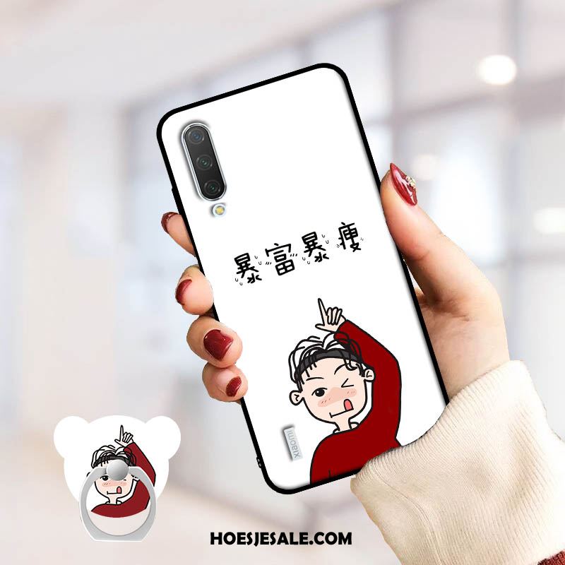 Xiaomi Mi A3 Hoesje Scheppend Roze Kunst Mini Anti-fall Kopen