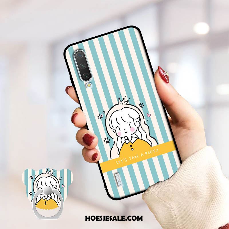 Xiaomi Mi A3 Hoesje Scheppend Roze Kunst Mini Anti-fall Kopen