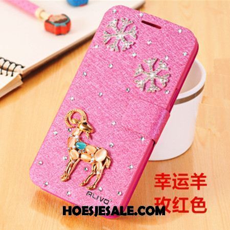 Xiaomi Mi Max 2 Hoesje Leren Etui Bescherming Clamshell Anti-fall Roze Kopen