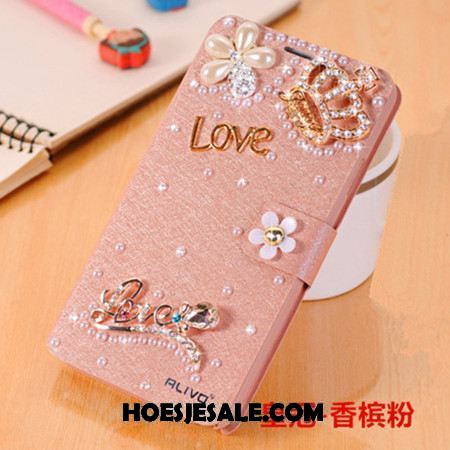 Xiaomi Mi Max 2 Hoesje Leren Etui Bescherming Clamshell Anti-fall Roze Kopen