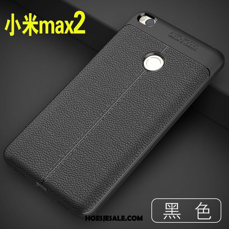 Xiaomi Mi Max 2 Hoesje Persoonlijk Siliconen Zwart All Inclusive Anti-fall Sale