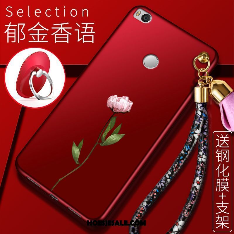 Xiaomi Mi Max 2 Hoesje Siliconen Bescherming Hoes Anti-fall Rood Online