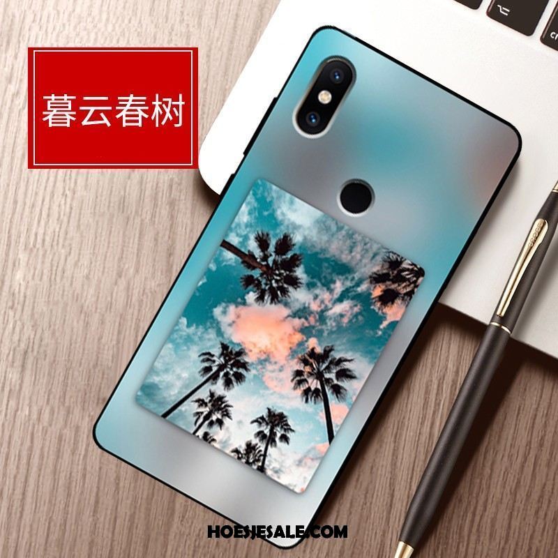 Xiaomi Mi Max 3 Hoesje Anti-fall Siliconen Mini Schrobben Landschap