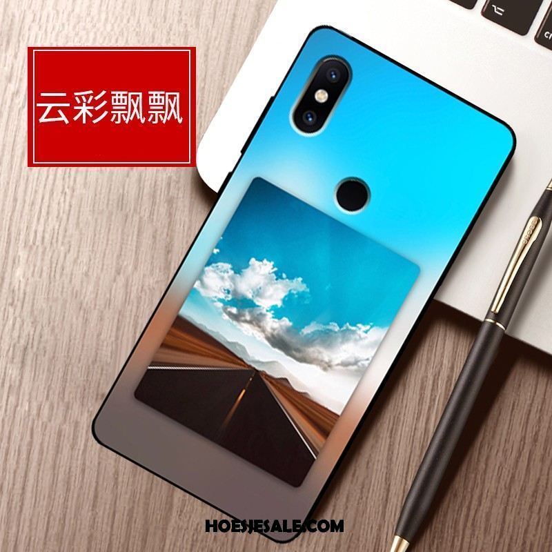 Xiaomi Mi Max 3 Hoesje Anti-fall Siliconen Mini Schrobben Landschap