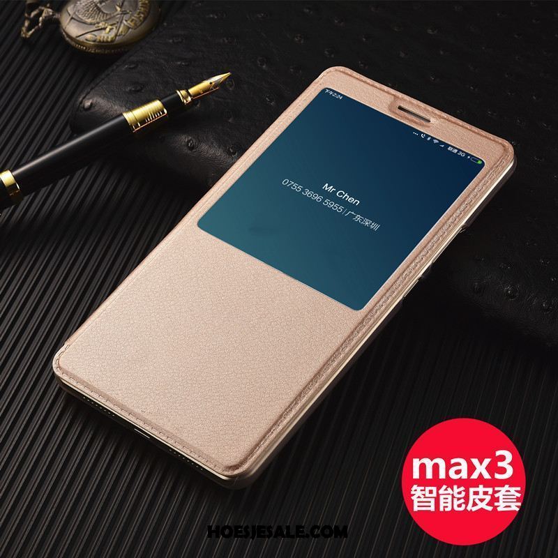 Xiaomi Mi Max 3 Hoesje Bescherming Mobiele Telefoon Mini Folio Hoes Korting