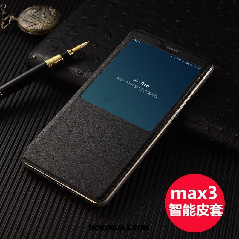 Xiaomi Mi Max 3 Hoesje Bescherming Mobiele Telefoon Mini Folio Hoes Korting