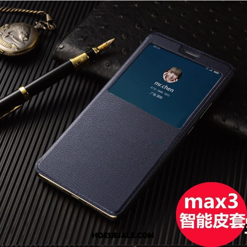 Xiaomi Mi Max 3 Hoesje Bescherming Mobiele Telefoon Mini Folio Hoes Korting