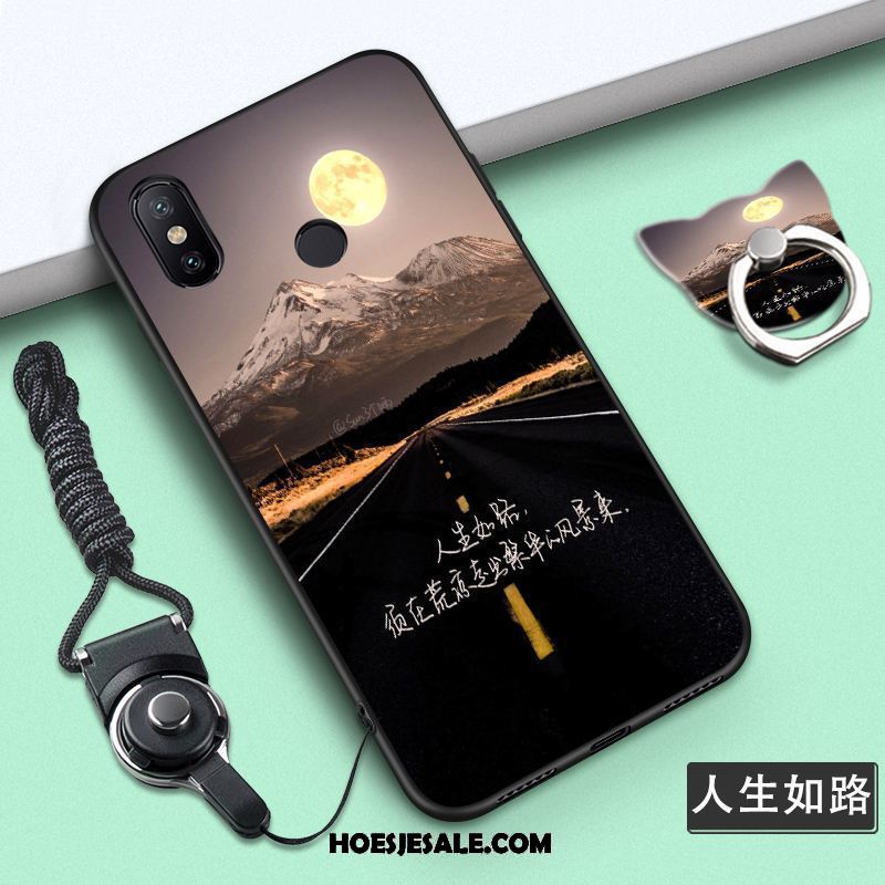 Xiaomi Mi Max 3 Hoesje Hoes Zwart Persoonlijk Zacht Hanger Winkel