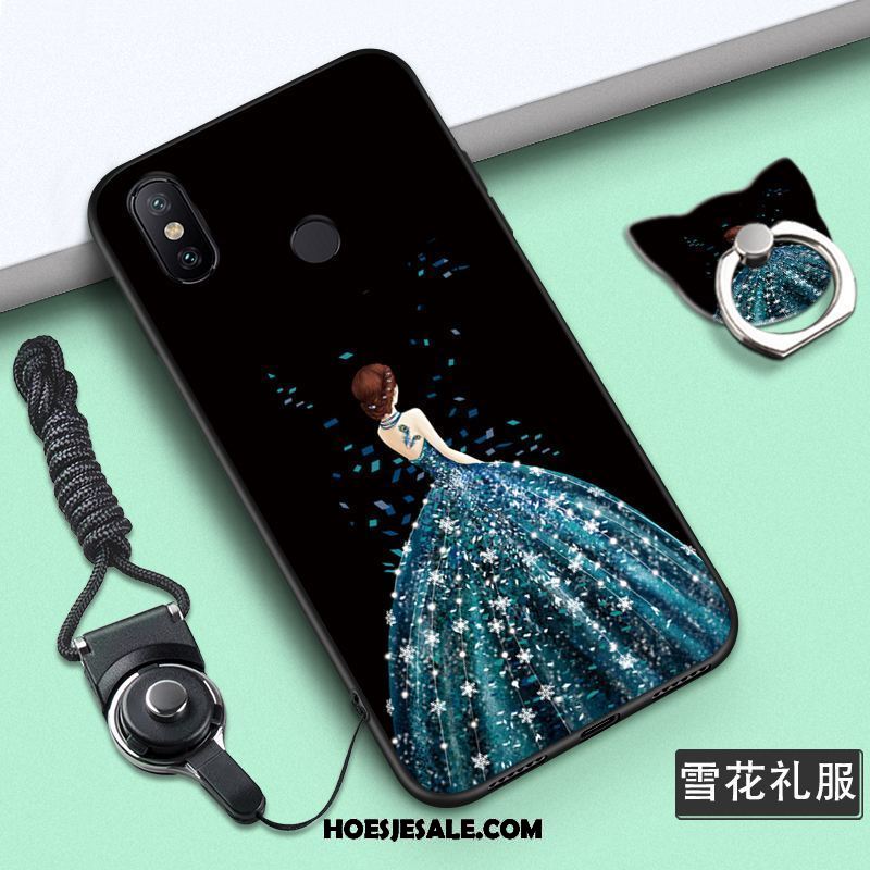 Xiaomi Mi Max 3 Hoesje Hoes Zwart Persoonlijk Zacht Hanger Winkel