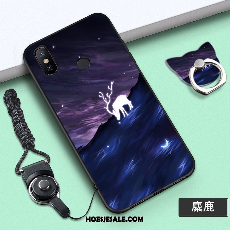 Xiaomi Mi Max 3 Hoesje Hoes Zwart Persoonlijk Zacht Hanger Winkel