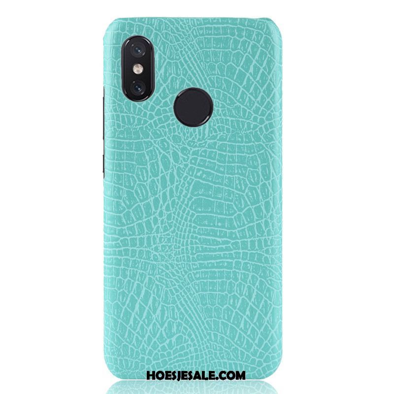 Xiaomi Mi Max 3 Hoesje Krokodillenleer Bescherming Oranje Mobiele Telefoon Hoes Korting