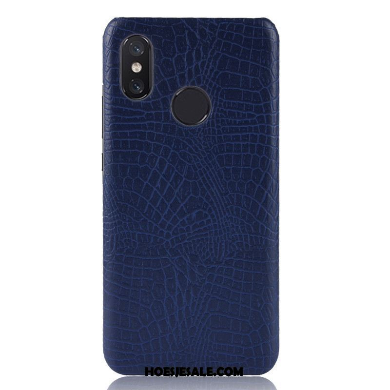 Xiaomi Mi Max 3 Hoesje Krokodillenleer Bescherming Oranje Mobiele Telefoon Hoes Korting