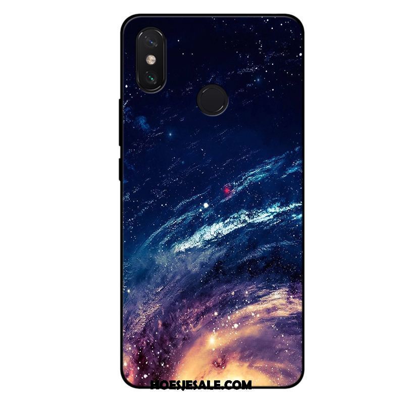 Xiaomi Mi Max 3 Hoesje Persoonlijk Mobiele Telefoon Donkerblauw Sterrenhemel Hoes Winkel