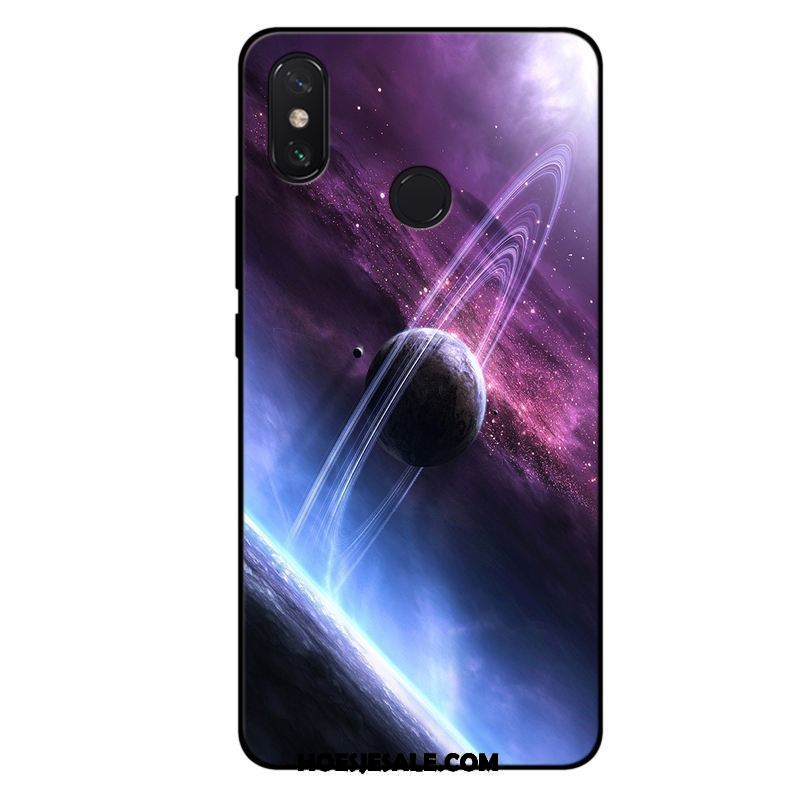 Xiaomi Mi Max 3 Hoesje Persoonlijk Mobiele Telefoon Donkerblauw Sterrenhemel Hoes Winkel