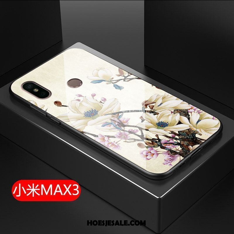 Xiaomi Mi Max 3 Hoesje Rood Hoes All Inclusive Hard Bloemen Kopen