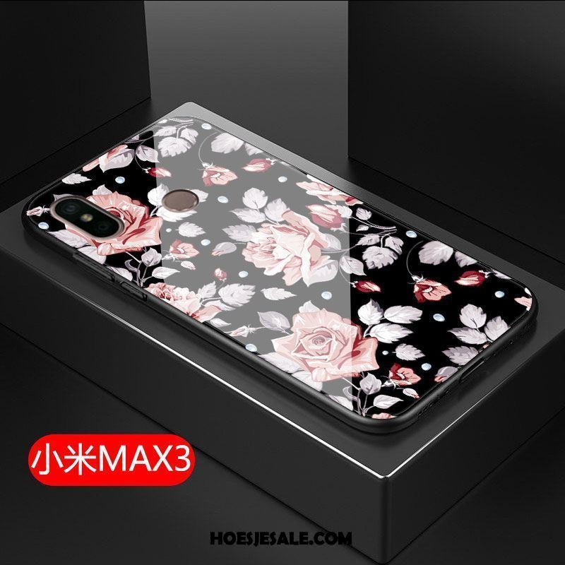 Xiaomi Mi Max 3 Hoesje Rood Hoes All Inclusive Hard Bloemen Kopen