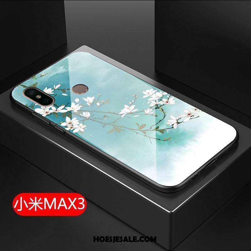 Xiaomi Mi Max 3 Hoesje Rood Hoes All Inclusive Hard Bloemen Kopen