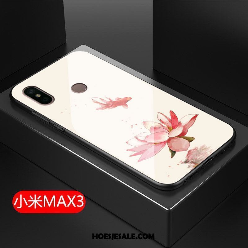 Xiaomi Mi Max 3 Hoesje Rood Hoes All Inclusive Hard Bloemen Kopen