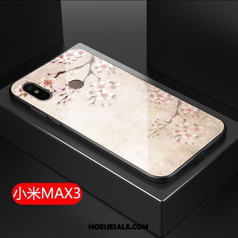 Xiaomi Mi Max 3 Hoesje Rood Hoes All Inclusive Hard Bloemen Kopen