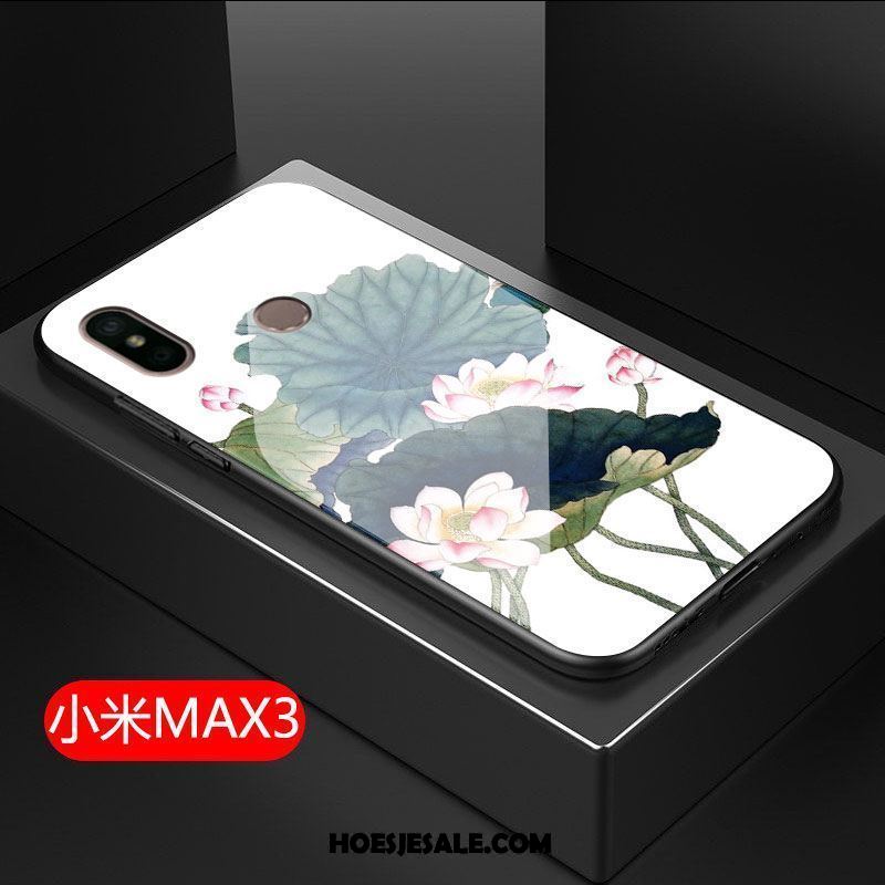 Xiaomi Mi Max 3 Hoesje Rood Hoes All Inclusive Hard Bloemen Kopen